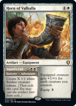 Cuerno de Valhalla // Llamada de Ysgard [Commander Legends: Battle for Baldur's Gate]