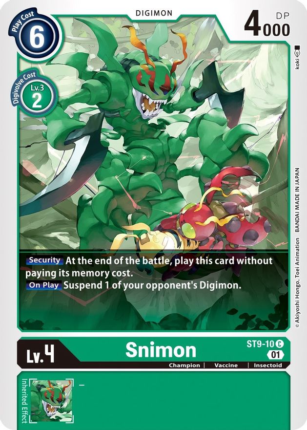 Snimon [ST9-10] [Mazo de Inicio: Ultimate Ancient Dragon]