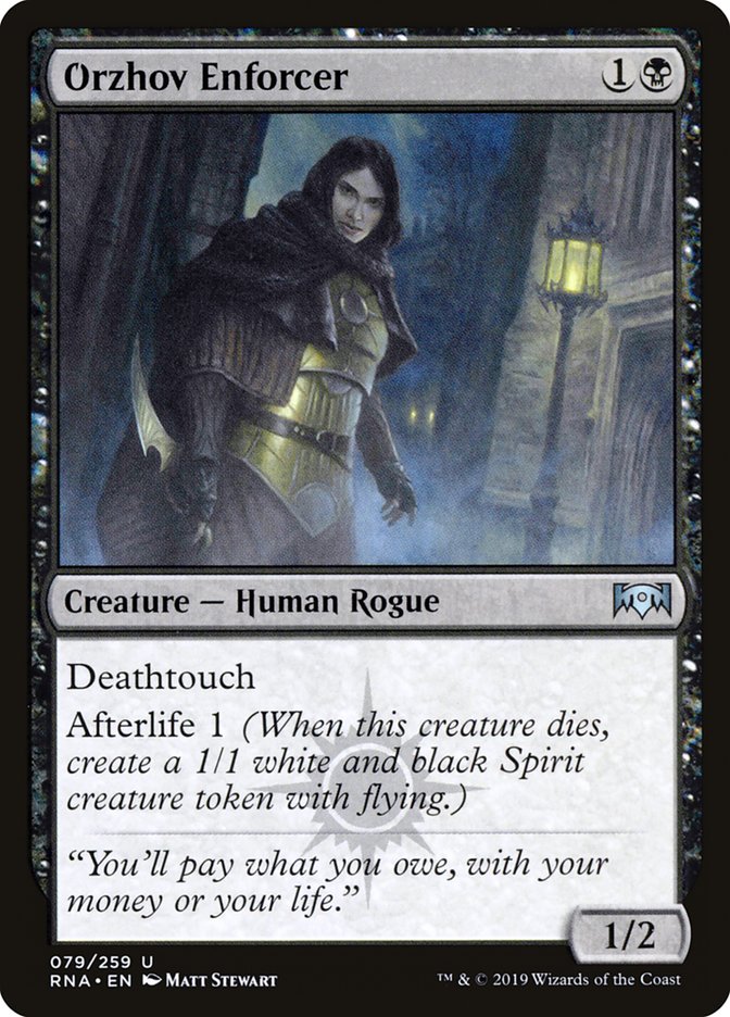 Exécuteur d'Orzhov [Allégeance de Ravnica]