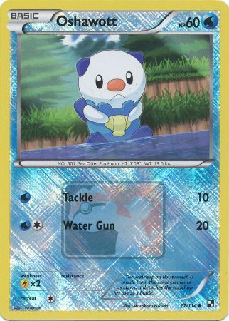 Oshawott (27/114) (Promo de Liga) [Negro y Blanco: Set Básico]