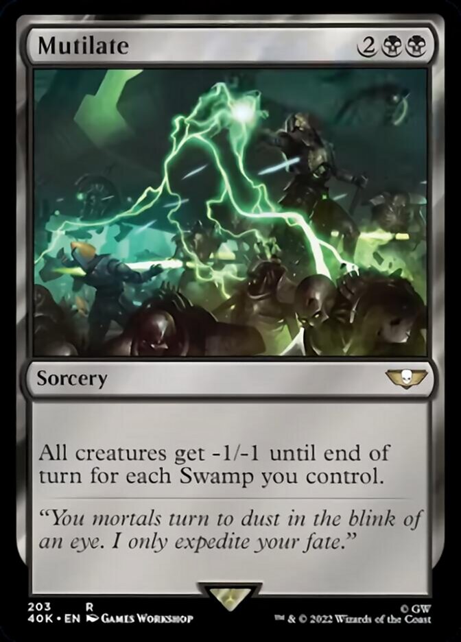 Mutilation (Surge Foil) [Warhammer 40,000]