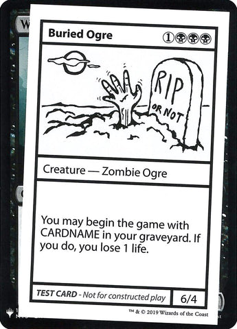Ogre enseveli [Mystery Booster Playtest Cards]