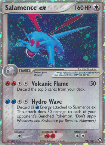 Salamence ex (96/108) [EX: Guardianes del Poder]