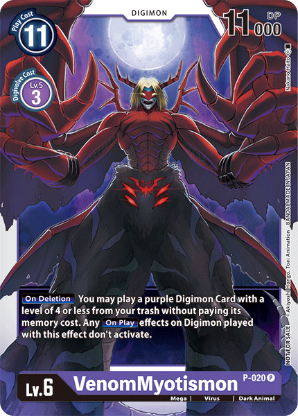 VenomMyotismon [P-020] [Cartas Promocionales]