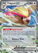 Pidgeot ex (164/197) [Escarlata y Púrpura: Llamas Obsidianas]