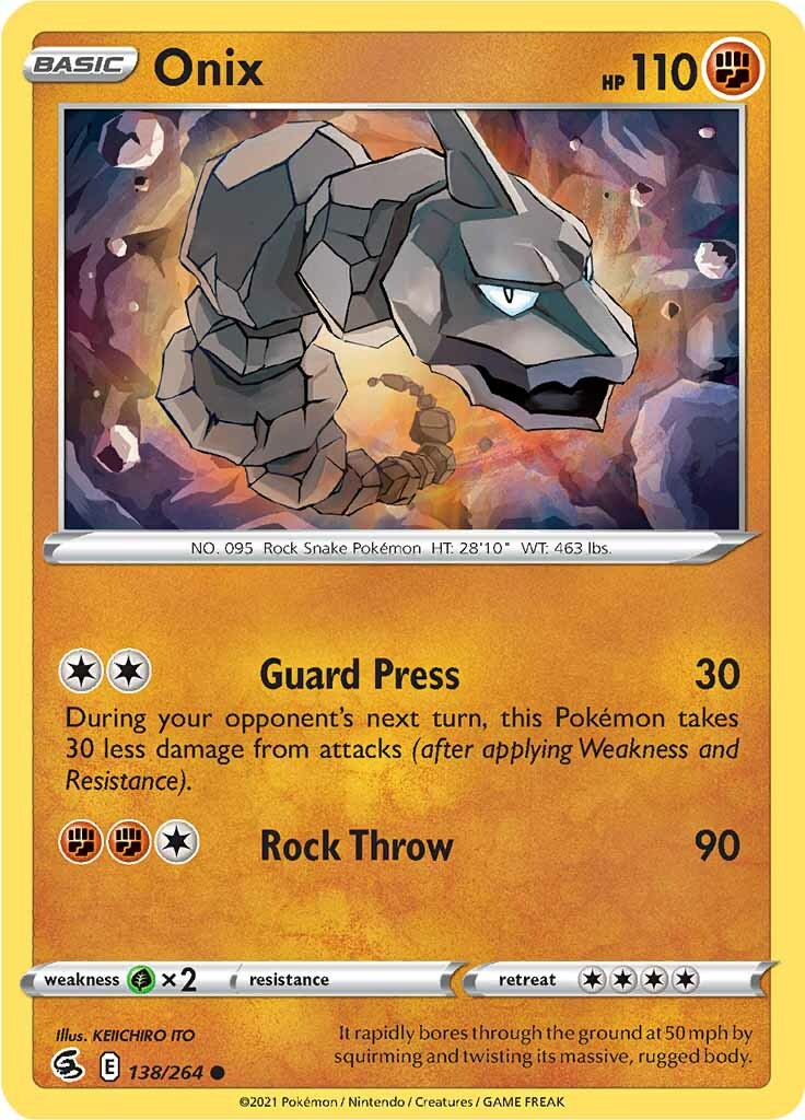 Onix (138/264) [Espada y Escudo-Golpe Fusión]