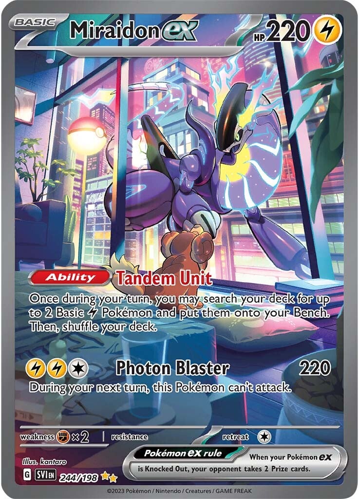 Miraidon ex (244/198) [Escarlata y Púrpura: Set Básico]