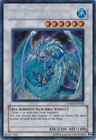 Brionac, Dragon de la Barrière de Glace [HA01-FR022] Secrète Rare