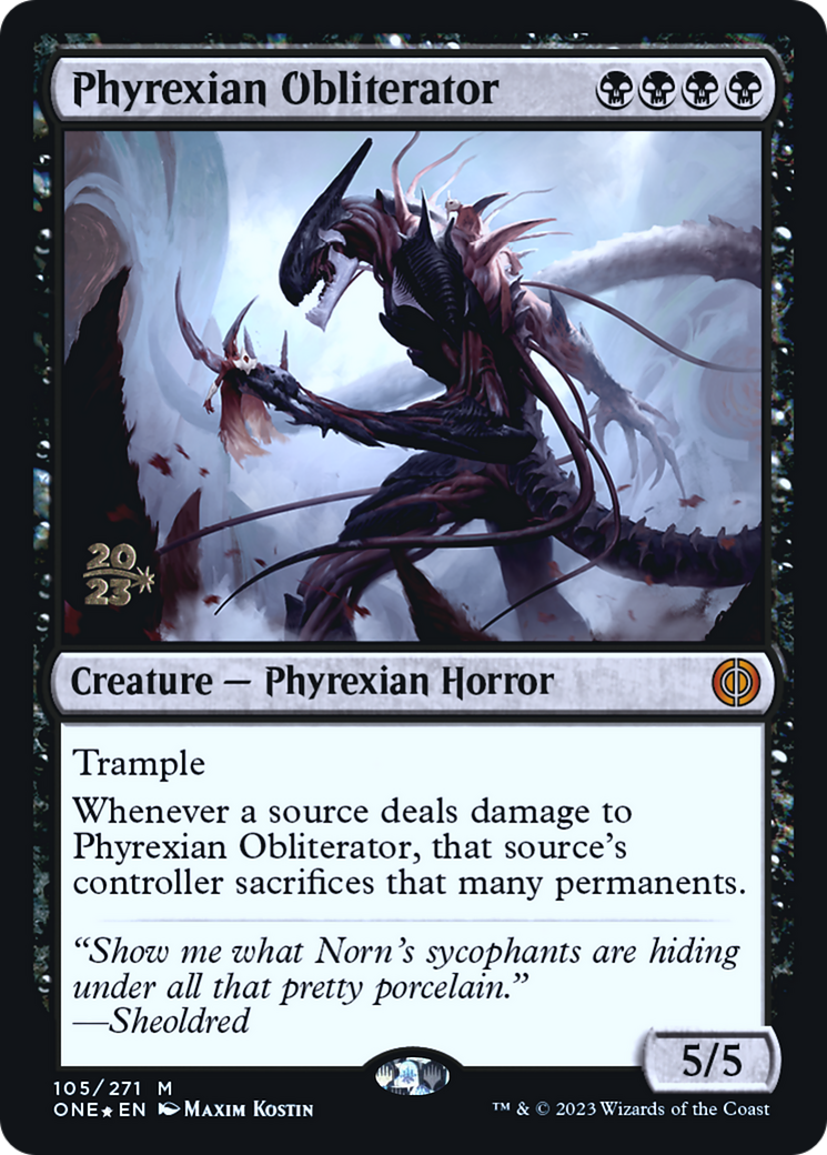 Obliterator phyrexian [Phyrexia : Tous seront un – cartes promos d’avant-première]