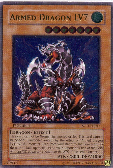 Dragon Armé LV7 [SOD-EN015] Ultimate Rare