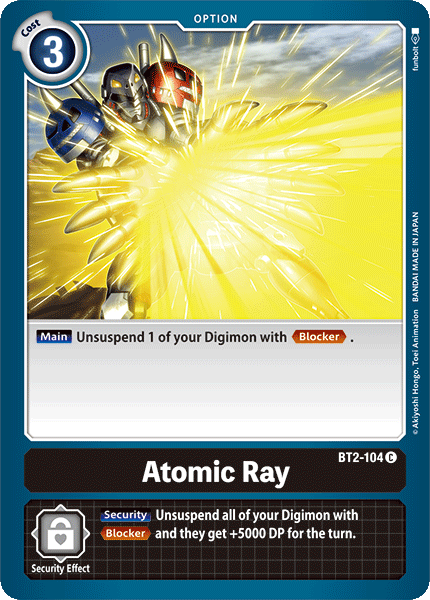 Rayo Atómico [BT2-104] [Lanzamiento de Booster Especial Ver.1.0]