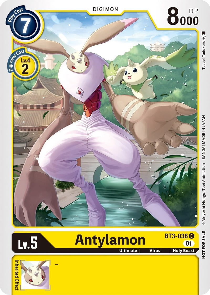 Antylamon [BT3-038] (Winner Pack Nuevo Despertar) [Promociones de Lanzamiento de Booster Especial]