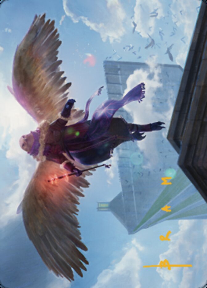 Balmor, Capitaine Sorcier, Carte d'Art 1 (Signature estampée or) [Série d'Art Dominaria Uni]