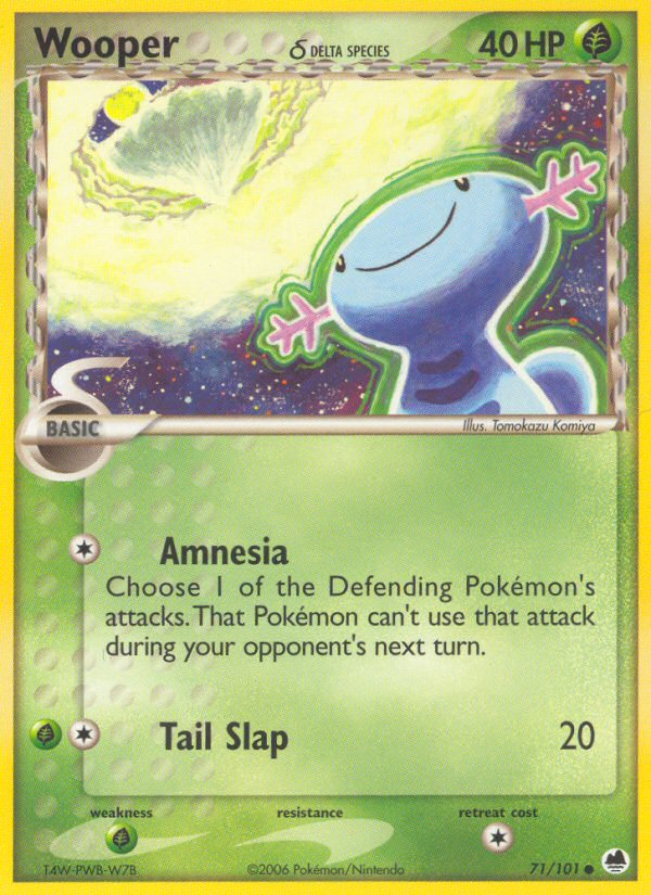 Wooper (71/101) (Espèce Delta) [EX : Fantômes Holon]