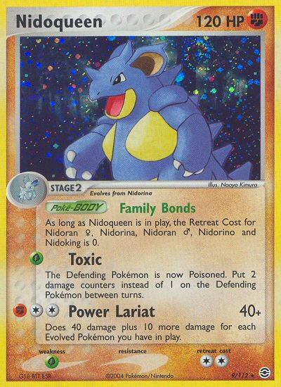 Nidoqueen (9/112) [EX: Rouge Feu & Vert Feuille]