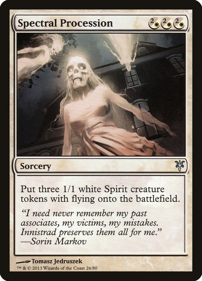 Procession spectrale [Duel Decks: Sorin vs. Tibalt]