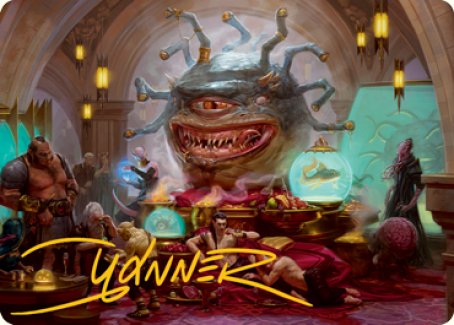 Xanathar, Caïd de Guilde, carte artistique (signature dorée) [Donjons & Dragons : Aventures dans les Royaumes Oubliés - Série artistique]