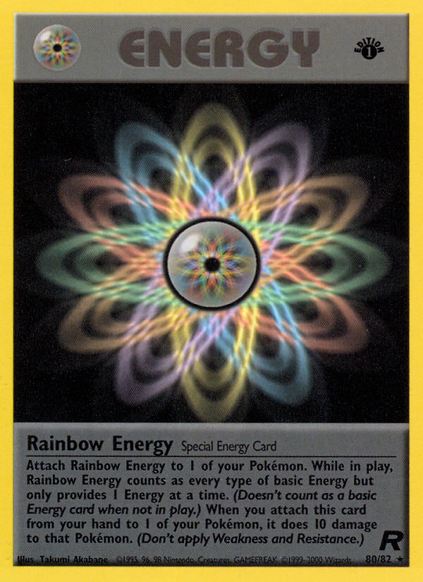 Énergie Arc-en-Ciel (80/82) [Team Rocket Édition 1]