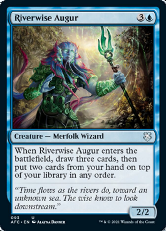 Augure de la sagesse fluviale [Dungeons & Dragons: Adventures in the Forgotten Realms Commander]