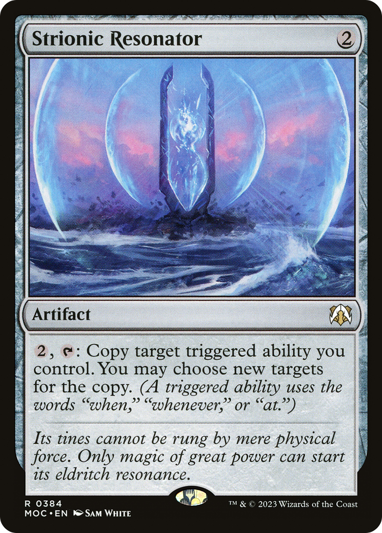 Resonador estrionico [Marcha de la Máquina Commander]