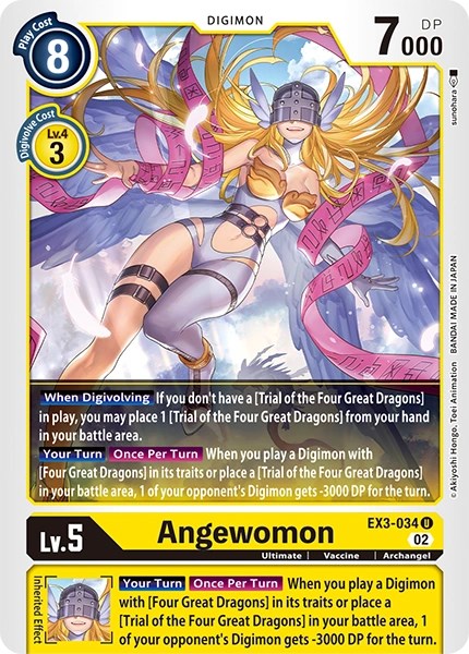 Angewomon [EX3-034] [Cartas del Paquete de Revisión]
