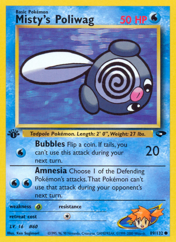 El Poliwag de Misty (89/132) [Desafío de Gimnasio 1ª Edición]