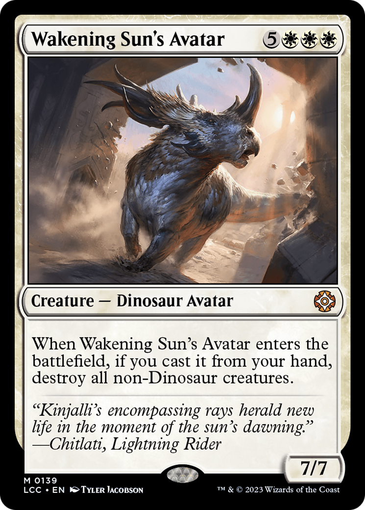 Avatar du soleil éveillé [Commander Les Cavernes Oubliées d'Ixalan]