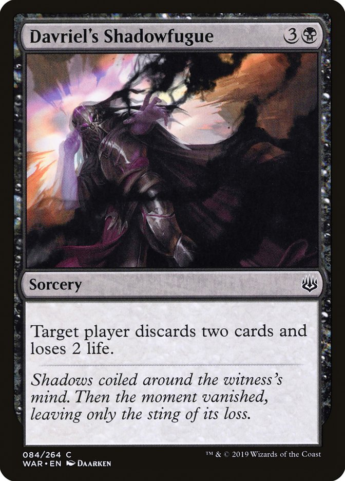 Fugue d'ombre de Davriel [La guerre des Planeswalkers]