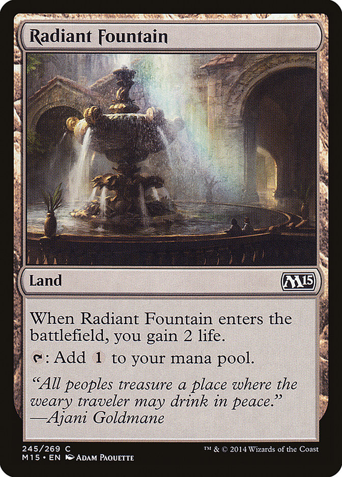 Fontaine radieuse [Magic 2015]