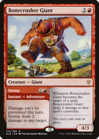 Géant écraseur d'os // Piétinement [Le Trône d'Eldraine]