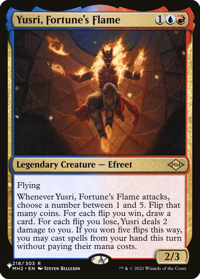 Yusri, Flamme de la Fortune [Secret Lair : Je gagne à pile ou face]