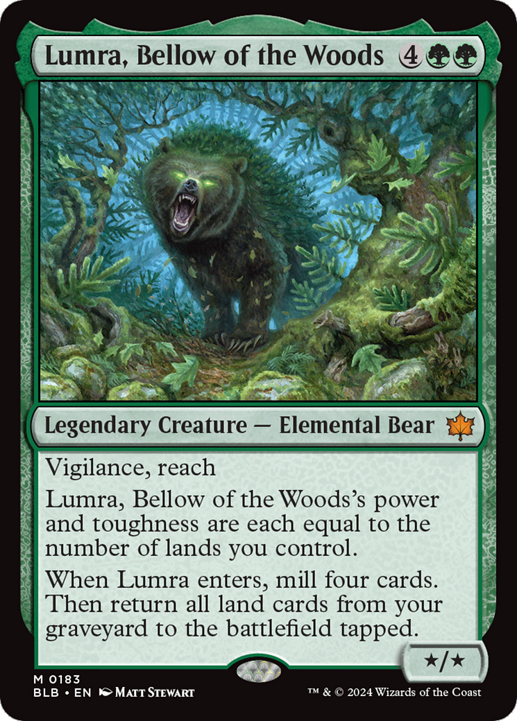 Lumra, beuglement des bois [Bloomburrow]