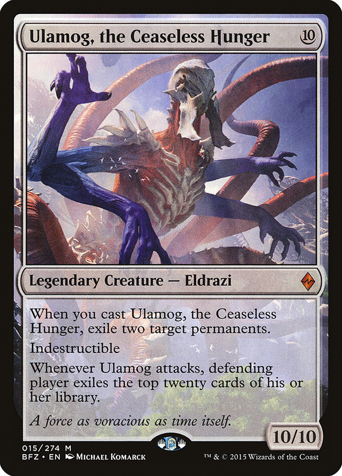 Ulamog, l'Énorme faim [Bataille de Zendikar]