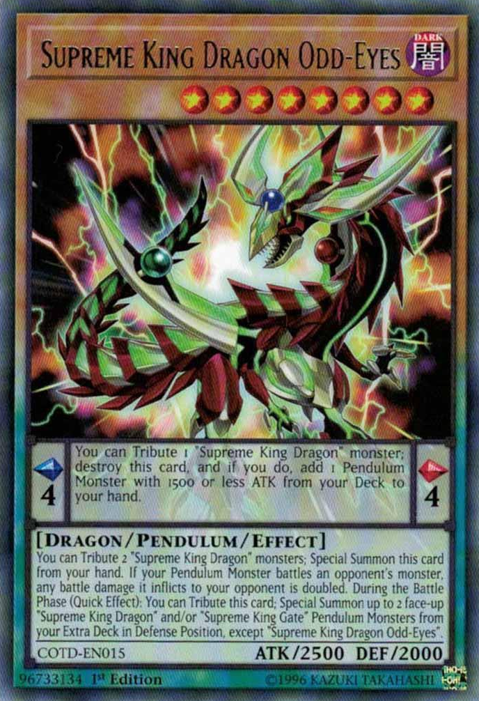 Dragon Suprême du Roi Suprême aux Yeux Impairs [COTD-FR015] Rare