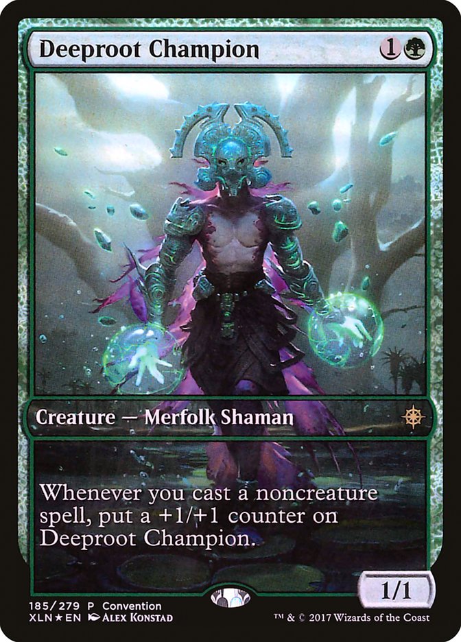 Championne des profondeurs (Convention) (Pleine illustration) [Promos Ixalan]