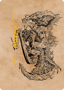 Miirym, Guivre sentinelle Carte d'art (Signature estampée or) [Commander Legends : Battle for Baldur's Gate Art Series]