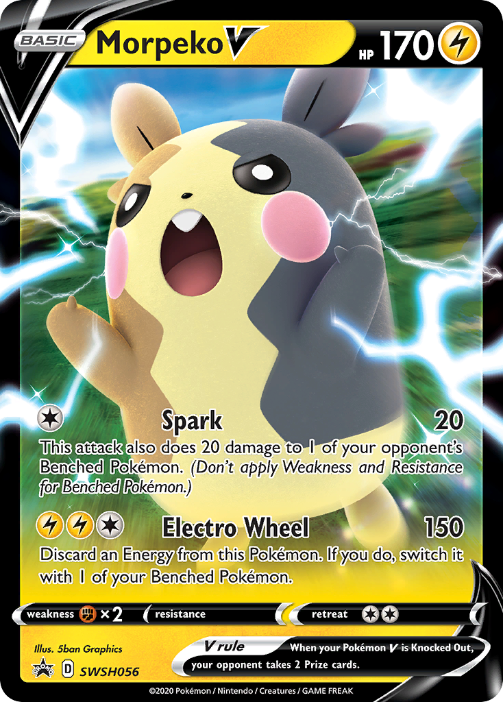 Morpeko V (SWSH056) [Espada y Escudo: Promociones de Estrellas Negras]