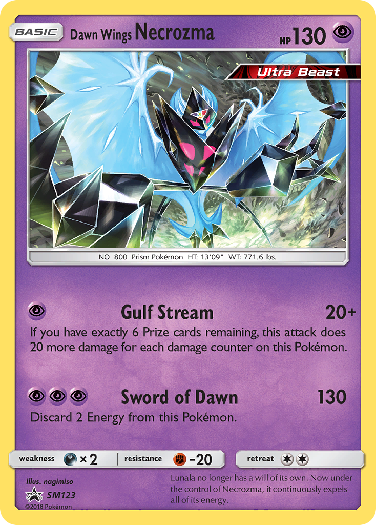 Necrozma Ailes de l'Aurore (SL123) [Soleil et Lune : Promos Black Star]