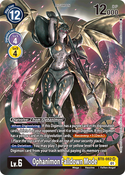 Ophanimon: Modo Caído [BT8-082] (Arte Alternativo) [Nuevo Despertar]