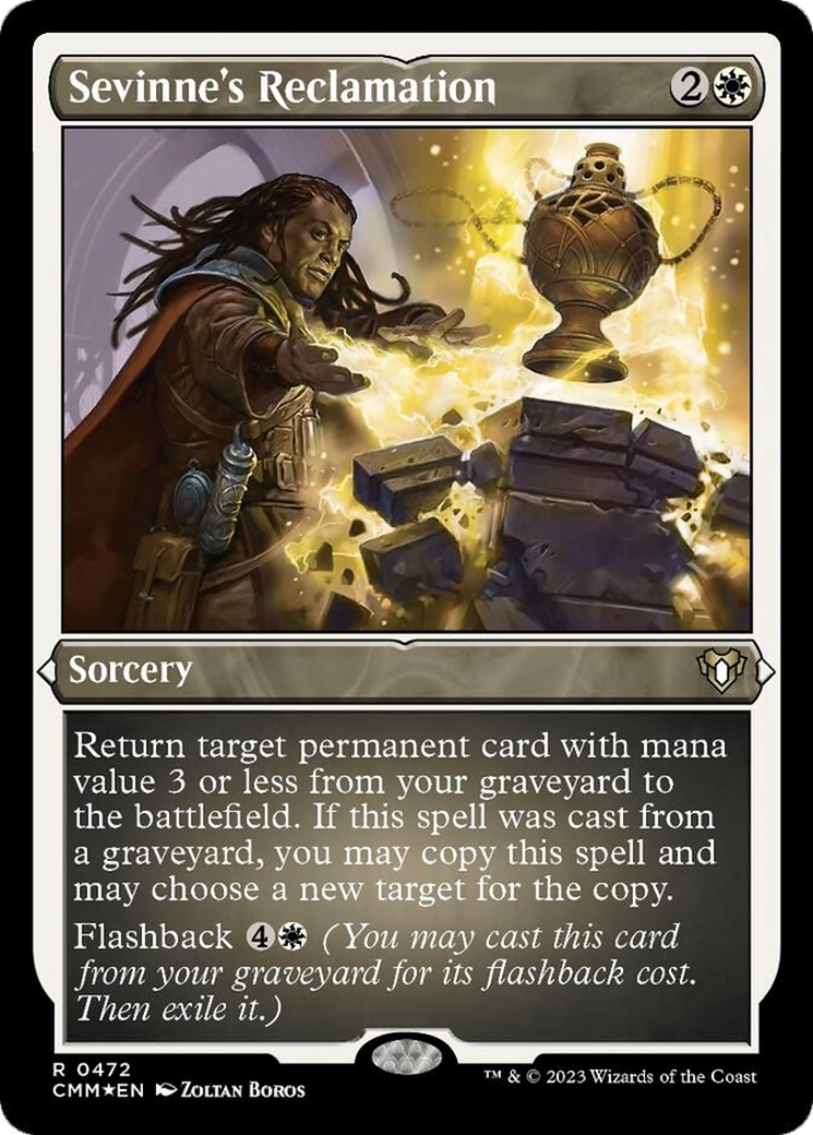 Récupération de Sevinne (Gravure à l'acide) [Commander Masters]