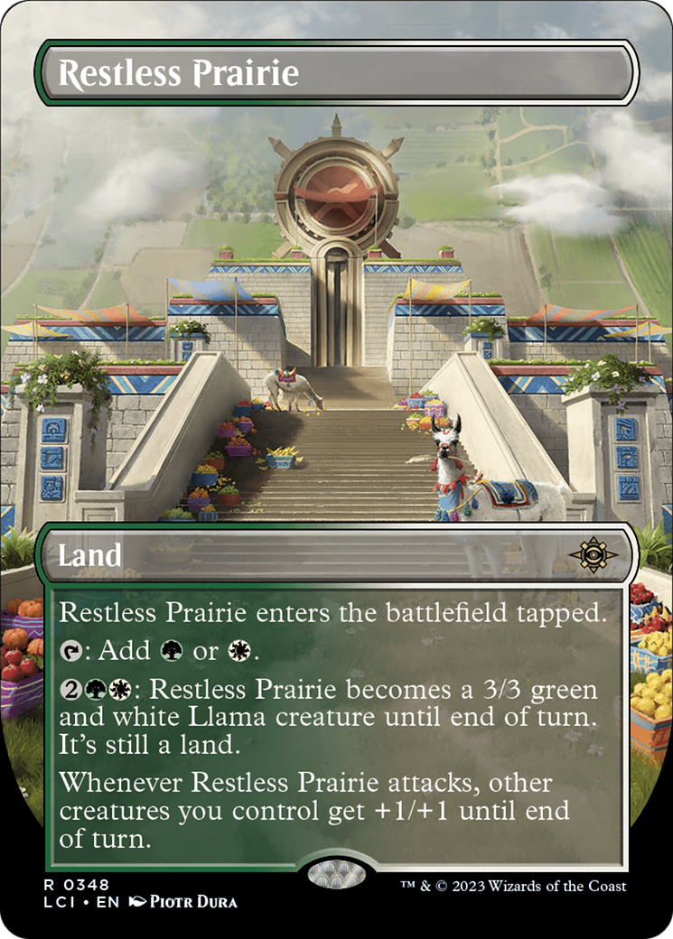 Prairie agitée (sans bordure) [Les Cavernes Oubliées d'Ixalan]