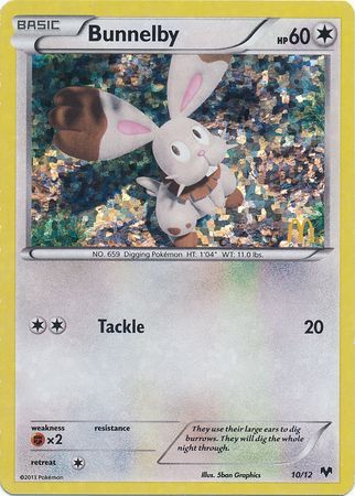 Bunnelby (10/12) [Promociones de McDonald's: Colección 2014]