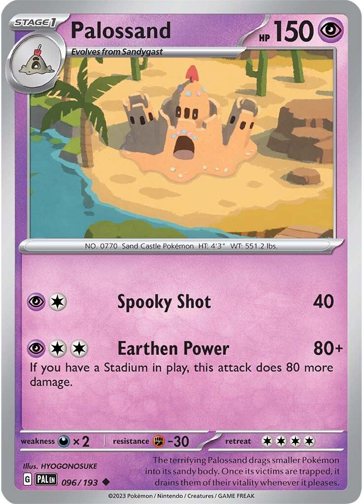 Palossand (096/193) [Escarlata y Púrpura: Evolución en Paldea]