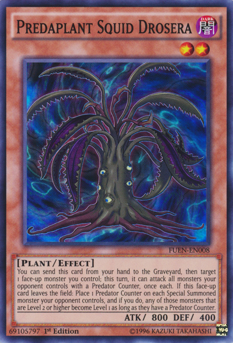 Predaplante Droséra Calamar [FUEN-EN008] Super Rare