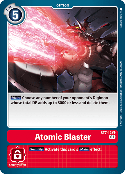 Bláster Atómico [ST7-12] [Mazo de Inicio: Gallantmon]