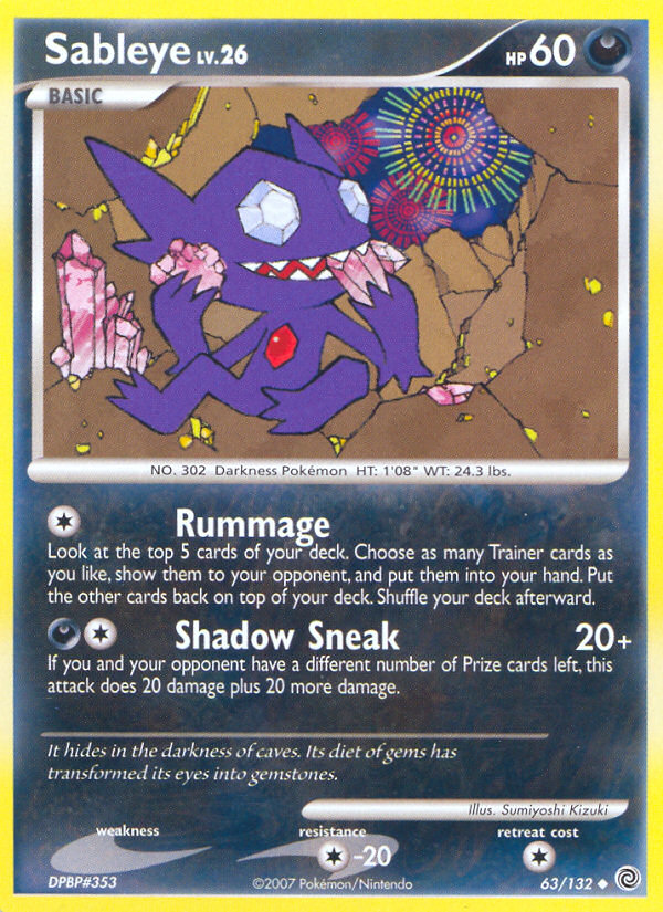 Sableye (63/132) [Diamante y Perla: Maravillas Secretas]