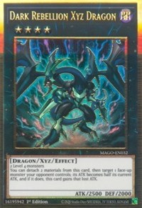 Dragon Xyz de la Rébellion des Ténèbres [MAGO-FR032] Gold Rare