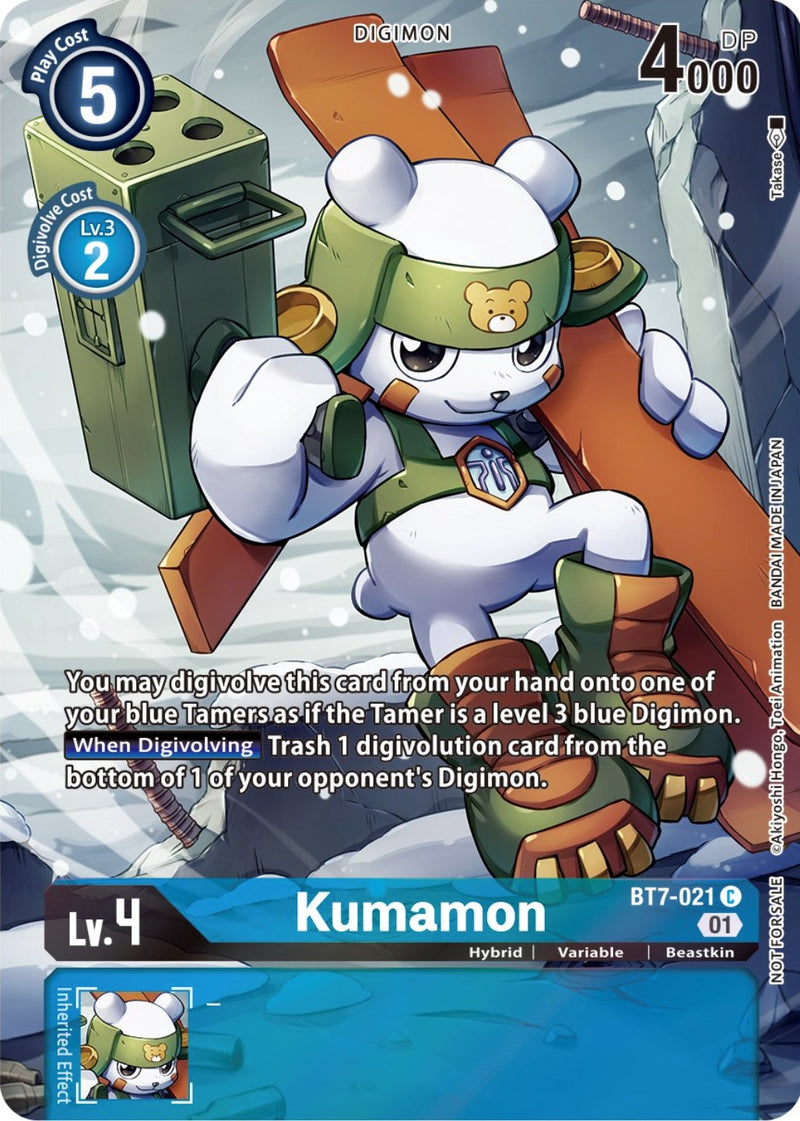 Kumamon [BT7-021] (Carta Frontera del 2º Aniversario) [Promocionales de Next Adventure]
