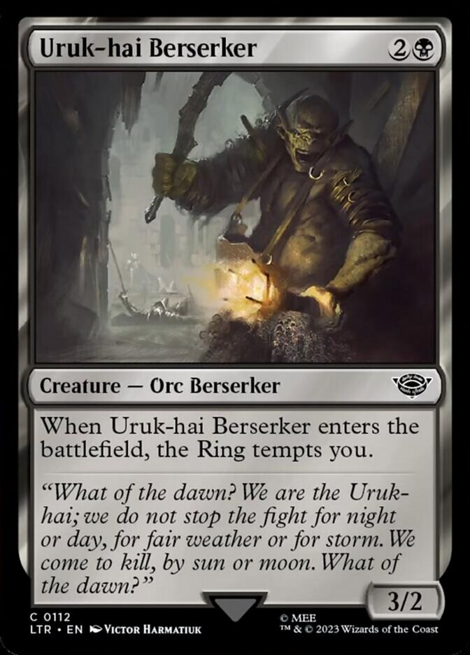 Berserker Uruk-hai [Le Seigneur des Anneaux : Histoires de la Terre du Milieu]