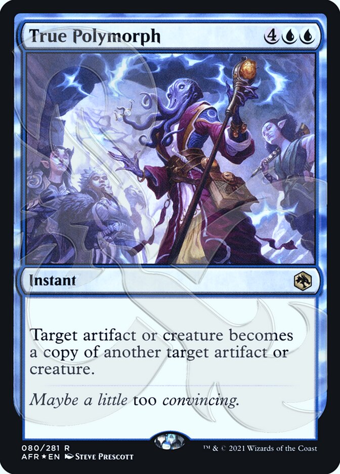 Vraie polymorphie (Promo Ampersand) [Dungeons & Dragons: Adventures in the Forgotten Realms Promos]